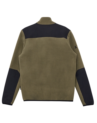 Halo - Blocked Zip Fleece - Capers